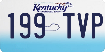 KY license plate 199TVP