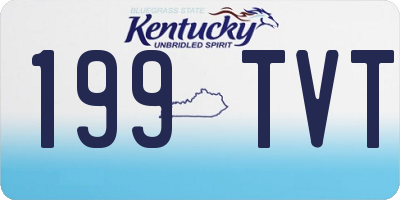 KY license plate 199TVT