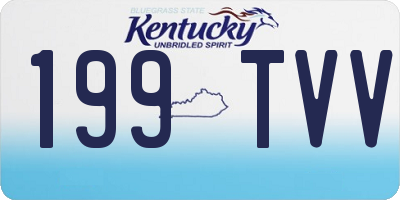 KY license plate 199TVV