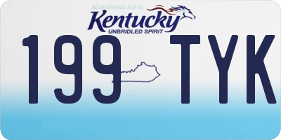 KY license plate 199TYK