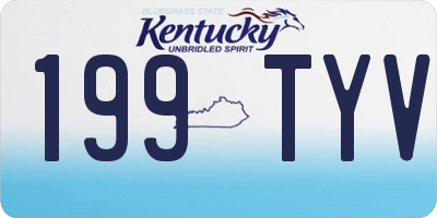 KY license plate 199TYV