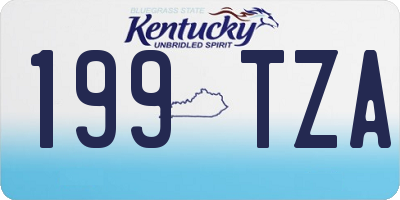 KY license plate 199TZA