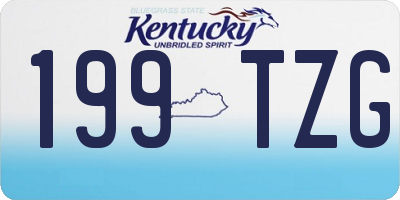 KY license plate 199TZG