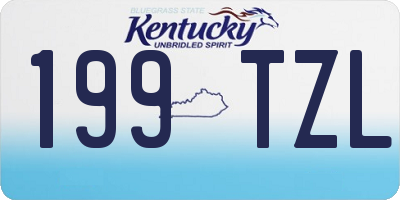 KY license plate 199TZL