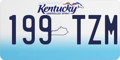 KY license plate 199TZM