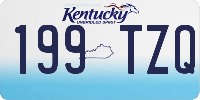 KY license plate 199TZQ