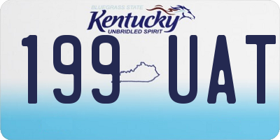 KY license plate 199UAT