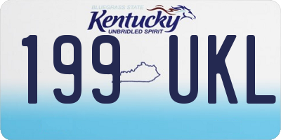 KY license plate 199UKL