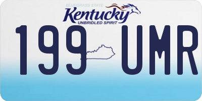 KY license plate 199UMR