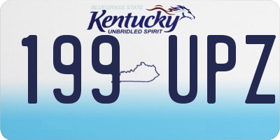 KY license plate 199UPZ