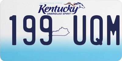 KY license plate 199UQM