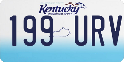 KY license plate 199URV