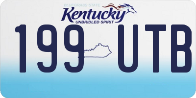 KY license plate 199UTB