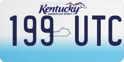 KY license plate 199UTC