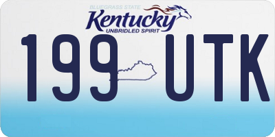 KY license plate 199UTK