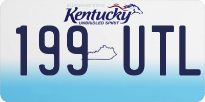 KY license plate 199UTL