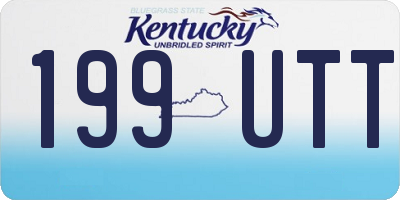 KY license plate 199UTT