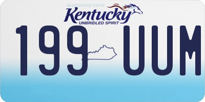 KY license plate 199UUM