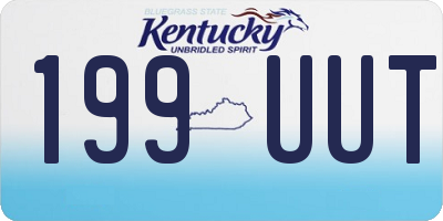 KY license plate 199UUT