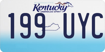 KY license plate 199UYC