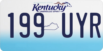 KY license plate 199UYR