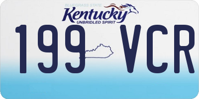 KY license plate 199VCR