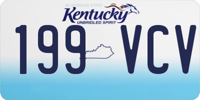 KY license plate 199VCV