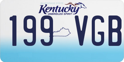 KY license plate 199VGB