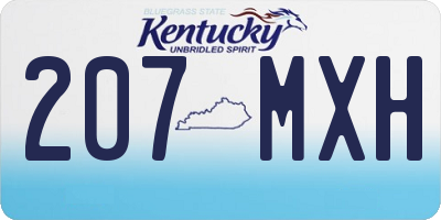 KY license plate 207MXH