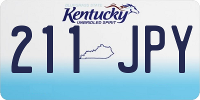 KY license plate 211JPY