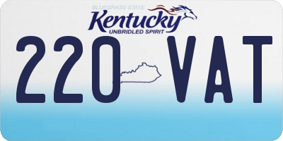 KY license plate 220VAT