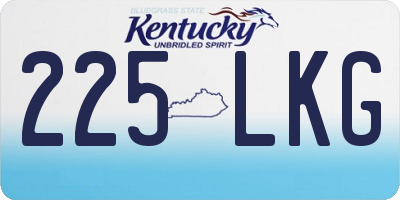 KY license plate 225LKG