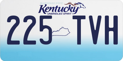 KY license plate 225TVH
