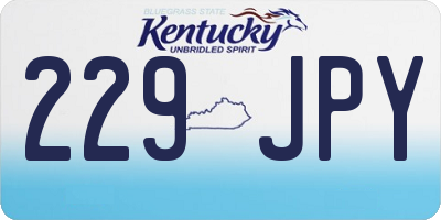 KY license plate 229JPY