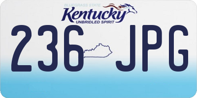 KY license plate 236JPG