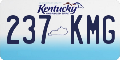 KY license plate 237KMG