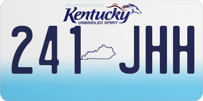 KY license plate 241JHH