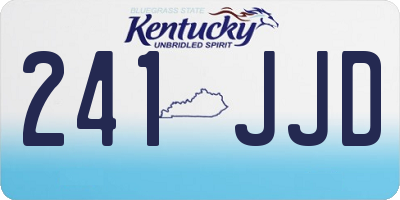 KY license plate 241JJD