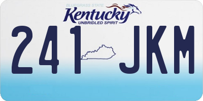 KY license plate 241JKM
