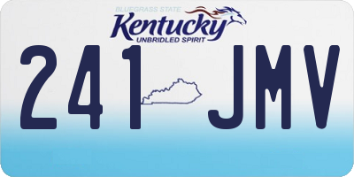 KY license plate 241JMV