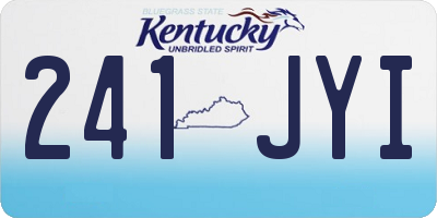 KY license plate 241JYI