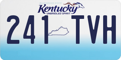 KY license plate 241TVH