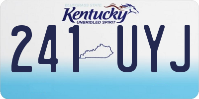 KY license plate 241UYJ