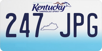 KY license plate 247JPG
