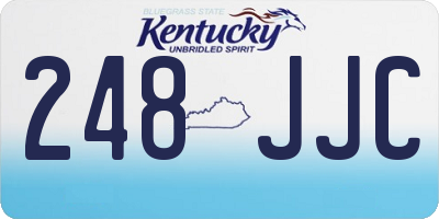 KY license plate 248JJC