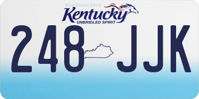 KY license plate 248JJK
