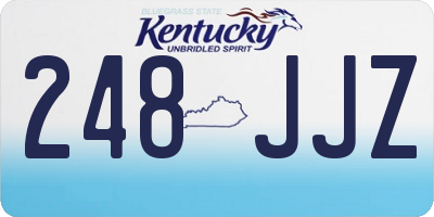 KY license plate 248JJZ
