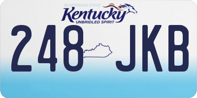 KY license plate 248JKB