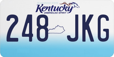 KY license plate 248JKG
