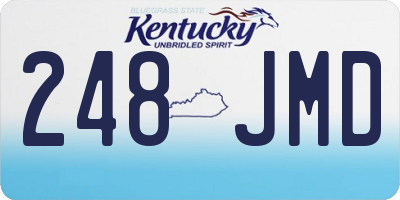 KY license plate 248JMD